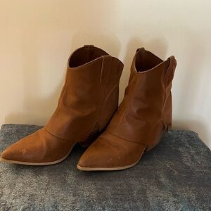Altar'd State Tan Ankle Booties
